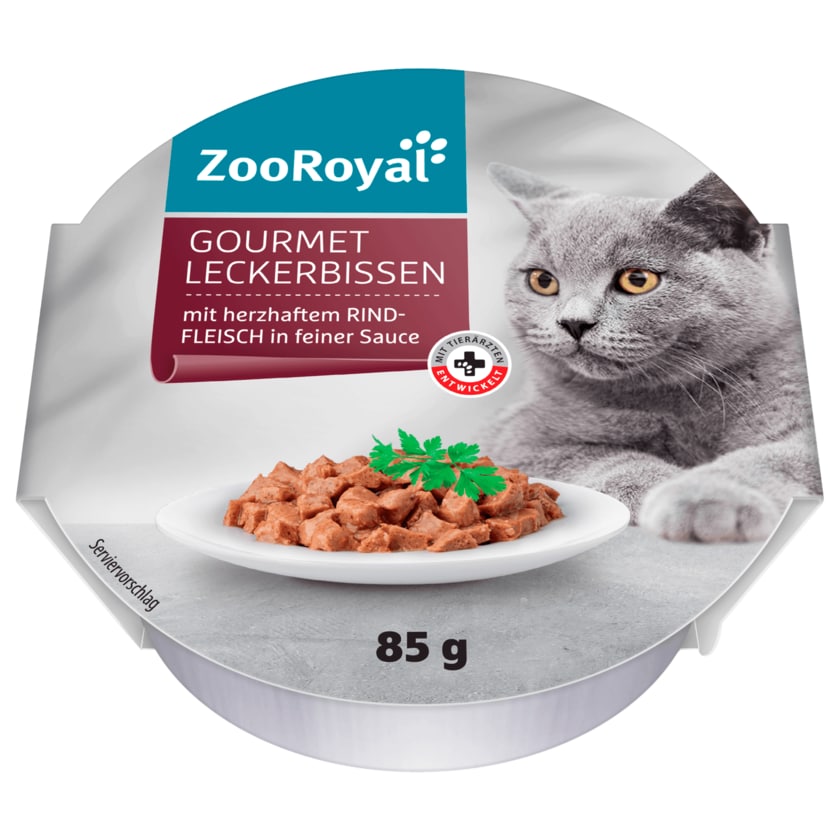 ZooRoyal Gourmet Leckerbissen Rindfleisch 85g